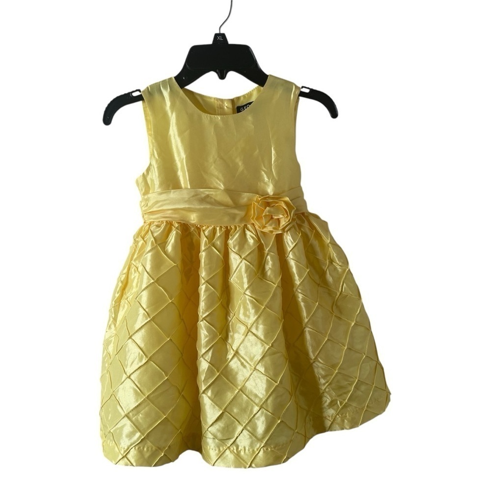 Girls 2 dress bundle Pink and Yellow Layered Dress size 4 & 5 - Picture 13 of 14